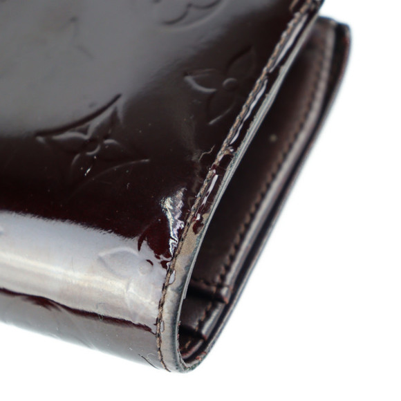 Louis Vuitton Portefeuille Wallet Vernis Amarant - Picture 5 of 10